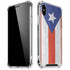 Puerto Rico Flag Distressed iPhone XS Max Clear Case